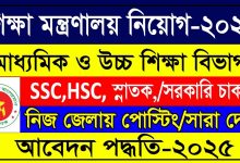 Photo of Ministry Of Education moedu Job Circular 2025